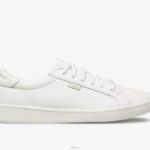 schoenen Keds aas leren sneaker wit vrouwen 86BZ128