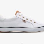 schoenen Keds center iii canvas sneaker witte marine vrouwen 86BZ82