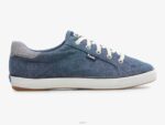 schoenen Keds center iii chambray-sneaker marine vrouwen 86BZ164