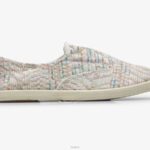 schoenen Keds chillax textiel natuurlijk geweven instapsneaker wit multi vrouwen 86BZ63