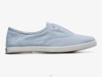 schoenen Keds chillax wasbare twill instapsneaker lichtblauw vrouwen 86BZ60