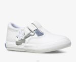 schoenen Keds Daphne leren sneaker met t-bandje zacht groot kind 86BZ237 - Image 5