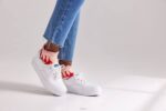 schoenen Keds de leren platform sneaker wit vrouwen 86BZ101 - Image 2