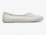 schoenen Keds de mini eyelet slip on sneaker wit vrouwen 86BZ8