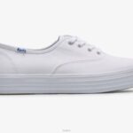 schoenen Keds de platform canvas sneaker wit vrouwen 86BZ87