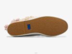 schoenen Keds driedubbele feestelijke sneaker met bloemenappliqué roze vrouwen 86BZ210 - Image 4