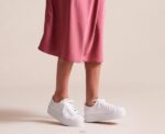 schoenen Keds driedubbele leren sneaker wit vrouwen 86BZ90 - Image 4