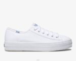 schoenen Keds driedubbele trap wit vrouwen 86BZ100
