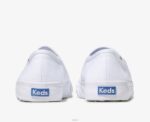 schoenen Keds dubbeldekker canvas slip op sneaker wit vrouwen 86BZ2 - Image 3