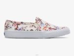 schoenen Keds dubbeldekker eiland print slip op sneaker grijs roze vrouwen 86BZ21