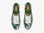 schoenen Keds jump kick canvas sneaker met abstracte bloemenprint olijf vrouwen 86BZ168 - Image 3