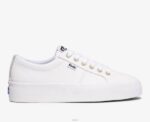 schoenen Keds jump kick duo leren sneaker wit vrouwen 86BZ85
