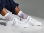schoenen Keds jump-kick leren sneaker wit goud vrouwen 86BZ84 - Image 4