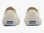 schoenen Keds kampioen canvas sneaker met stippenprint wit goud vrouwen 86BZ209 - Image 2