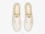schoenen Keds kampioen canvas sneaker met stippenprint wit goud vrouwen 86BZ209 - Image 3
