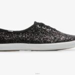 schoenen Keds kampioen glitter feestelijke sneaker zwart vrouwen 86BZ103