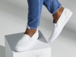 schoenen Keds kampioen leren instapsneaker wit vrouwen 86BZ25 - Image 2