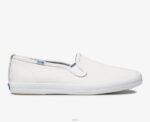 schoenen Keds kampioen leren instapsneaker wit vrouwen 86BZ25
