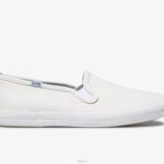 schoenen Keds kampioen leren instapsneaker wit vrouwen 86BZ25