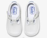 schoenen Keds kampioen neus t-strap sneaker wit leer klein kind 86BZ232 - Image 3