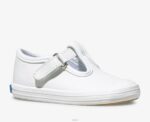schoenen Keds kampioen neus t-strap sneaker wit leer klein kind 86BZ232 - Image 5