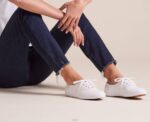 schoenen Keds kampioen originele leren sneaker wit vrouwen 86BZ111 - Image 4