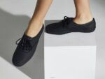 schoenen Keds kampioen originele leren sneaker zwart vrouwen 86BZ112 - Image 2