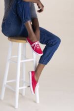 schoenen Keds kampioen originele sneaker rood vrouwen 86BZ95 - Image 2