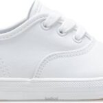 schoenen Keds kampioen sneaker met neuskap wit leer klein kind 86BZ231
