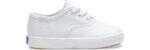 schoenen Keds kampioen sneaker met neuskap wit leer klein kind 86BZ231