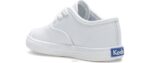schoenen Keds kampioen sneaker met neuskap wit leer klein kind 86BZ231 - Image 5