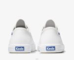schoenen Keds kickstart leren sneaker wit Blauw vrouwen 86BZ91 - Image 3