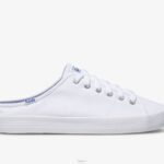 schoenen Keds kickstart mule canvas instapsneaker wit vrouwen 86BZ11
