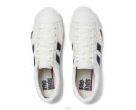 schoenen Keds koninklijk plus canvas witte marine uniseks 86BZ256 - Image 3