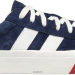 schoenen Keds koninklijke plus suède sneaker marine uniseks 86BZ139