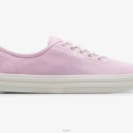 schoenen Keds luchtige canvas sneaker lila vrouwen 86BZ199