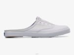 schoenen Keds moxie muilezel leren instapsneaker wit vrouwen 86BZ52
