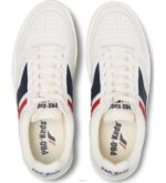 schoenen Keds skyhawk leer wit blauw rood uniseks 86BZ255 - Image 3