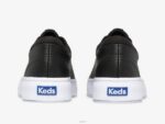 schoenen Keds steegje leren sneaker zwart vrouwen 86BZ126 - Image 2