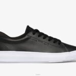 schoenen Keds steegje leren sneaker zwart vrouwen 86BZ126