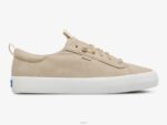 schoenen Keds terugslag veganistische leren sneaker taupe vrouwen 86BZ32