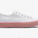 schoenen Keds triple kick canvas jute foxing sneaker wit neonroze vrouwen 86BZ167