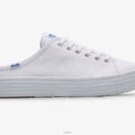 schoenen Keds triple kick mule canvas instapsneaker wit vrouwen 86BZ48