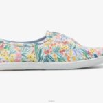 schoenen Keds x Rifle Paper Co. chillax lea instap sneaker wit multi vrouwen 86BZ20