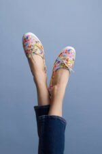 schoenen Keds x Rifle Paper Co. de mini margaux instapsneaker wit multi vrouwen 86BZ19 - Image 2