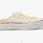 schoenen Keds x Rifle Paper Co. kickstart muilezel raffia natuurlijk vrouwen 86BZ54